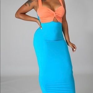 Springtime fine maxi dress